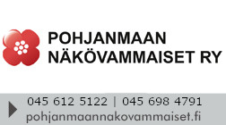 Pohjanmaan Näkövammaiset ry logo